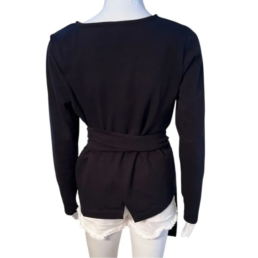 NWOT J.Crew Belted Crossback Top